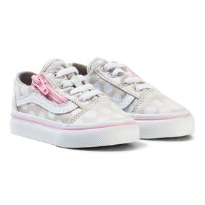 Vans Kids Polca Dot Old Skool Zip Shoes